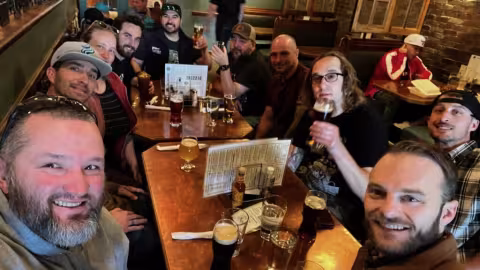 Boyos at a bar